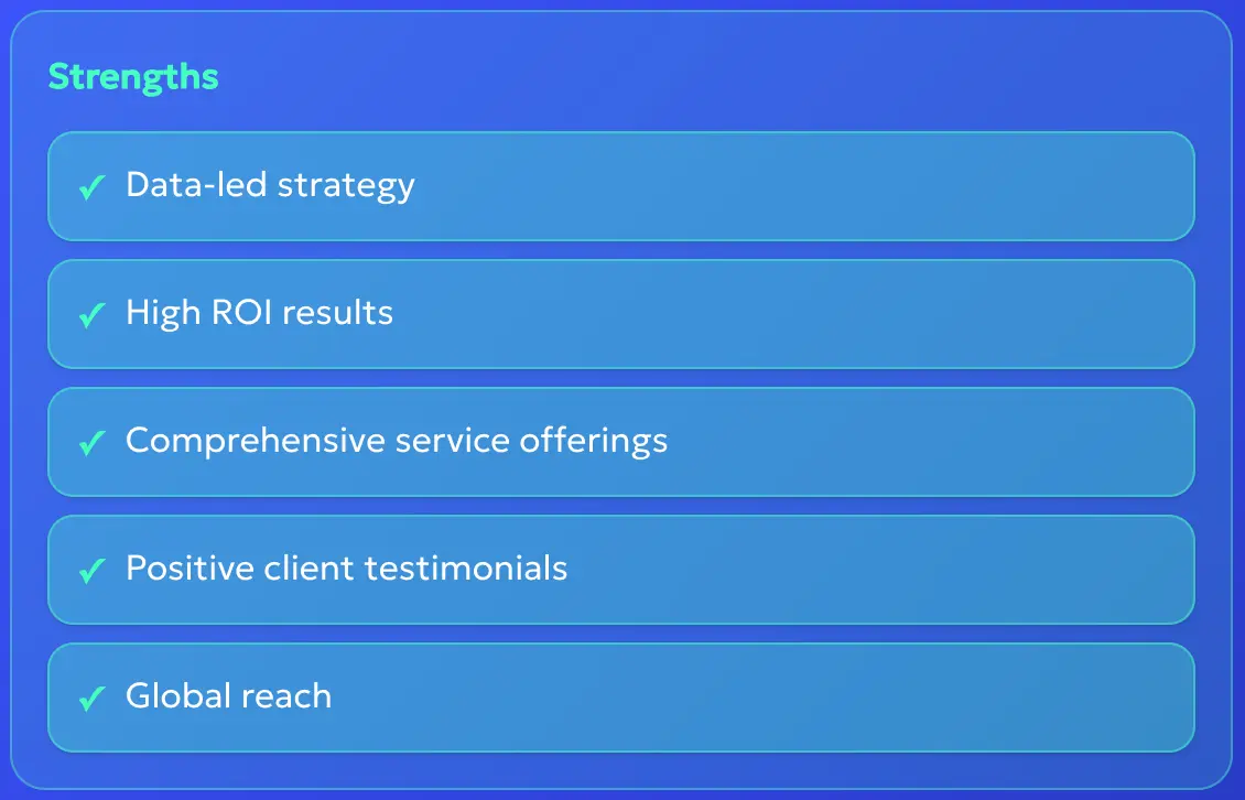 Strengths summary preview